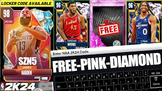 Hurry and Use the New Guaranteed Free Pink Diamond Locker Code in MyTeam! NBA 2K24 Locker Codes