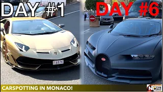 7 DAYS of Carspotting in MONACO! [Bugatti Chiron, 918 Spyder, Carrera GT, F40, MC12]