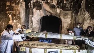 В Египте нашли саркофаги с мумиями в идеальном состоянии