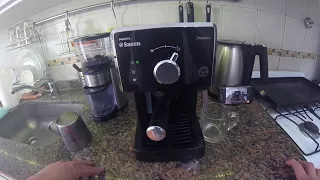 Prueba cafetera Philips Saecco Poemia