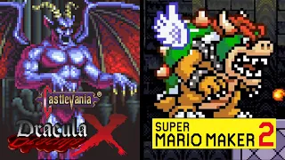 Super Mario Maker 2: Castlevania: Dracula X (FULL Game)