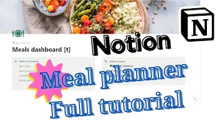 Notion Tutorial - Meal Planner