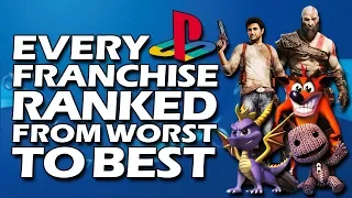 Every PlayStation Franchise Ranked From WORST To BEST