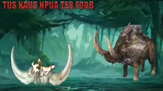 dab neeg suav pov tus kaus npua teb foob