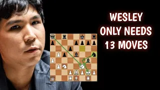 Wesley So Crushed Xiong in 13 Moves || Chess 9LX 2023