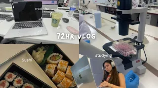 72 hour vlog | as a biochemistry student