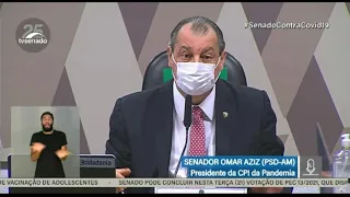 “Quando termina a CPI? Quando o governo terminar de fazer tolice”, diz Omar Aziz