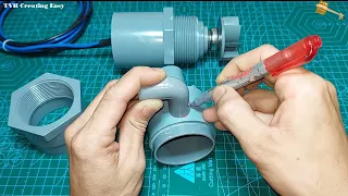 How To Make Water Pump Submersible 12V At Home/Water Pump From PVC Pipe #2 #waterpump#diywaterpump