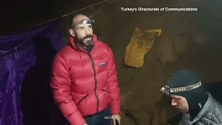 American explorer trapped 3K feet deep in Turkish cave awaits rescue