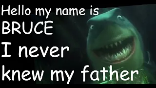 Finding Nemo but Bruce 🦈 only says I never knew my father | Disney