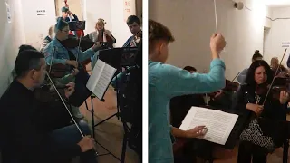 Ukrainian Orchestra Practices Despite Air Raid Sirens