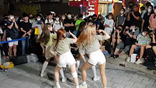 20220716 hongdae busking 홍대 미녀댄스팀 #레이디비(Lady B) 버스킹 10 - Black Mamba _ aespa, 에스파