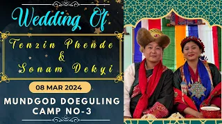 Wedding Of TENZIN PHENDE & SONAM DEKYI at Mundgod Camp No 3 #mundgod #wedding #tibetanvlogger #vlog