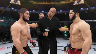 Khabib vs. Islam Makhacev - EA Sports UFC 4 - Eagle Fights 🦅