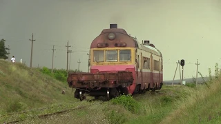 Дизель-поезд Д1-780 на о.п. Скумпия / D1-780 DMU at Skumpia stop