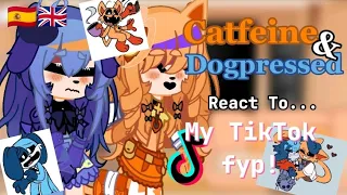 Catfeine & Dogpressed react to my TikTok fyp!🎀🎊||Frowning Critters||Not my og au!💥 _''Gacha Nebula"_