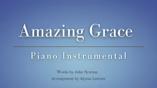 Amazing Grace | Piano Instrumental | With Lyrics