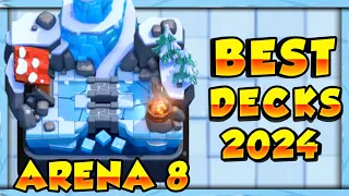 Best Arena 8 Decks (Frozen Peak Decks) in Clash Royale | Best Clash Royale Arena 8 DECKS 2024