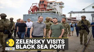 Zelensky visits Black Sea port as Ukrainian prepares for grain exports | Latest English News | WION