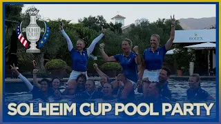 Solheim Cup Pool Party | Team Europe Make a Splash