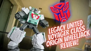 JJ Prime REVIEWS: Transformers Legacy United Voyager ORIGIN WHEELJACK!