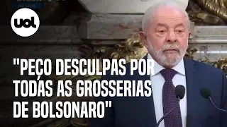 Lula pede desculpas ao povo argentino por 'grosserias' de Bolsonaro: 'Eu o trato como genocida'