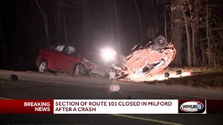 One person killed in crash on Rt. 101 in Milford