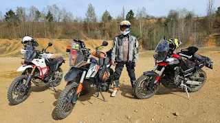 Výjezdy a sjezdy a tréninkové dopoledne (Tuareg 660, KTM 790 R, Tenere 700)