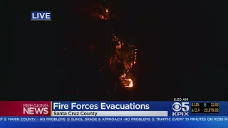 Team Coverage: Santa Cruz Mountains Wildfire Prompts Evacuations Near Boulder Creek