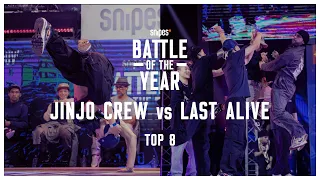 Jinjo Crew vs Last Alive | Top 8 | SNIPES Battle Of The Year 2021