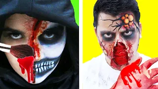 5 SCARY CRAZY HALLOWEEN MAKEUP IDEA | BEAUTY & LIFE HACKS BY CRAFTY HACKS