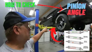 How To Series: Check Pinion Angle on 4th Gen Camaro