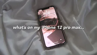 What’s on my iPhone 12 Pro Max | aesthetic ☁️✨