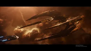 Star Trek Picard 3x2 Battle Ship Scenes  Titan and Shrike| Dope Acting Scenes