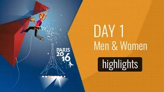 IFSC Climbing and Paraclimbing World Championships 2016 Paris - Day One Highlights