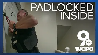 Norwood police body cam footage shows children padlocked in apartment