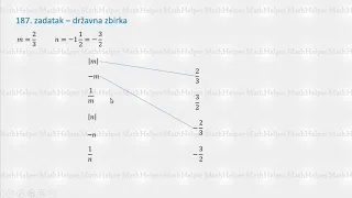 Pripreme za završni ispit iz matematike 2020 - zadatak 187 | Math Helper