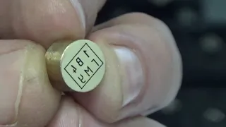 Часть 2 импорт в EzCad Параметры лазерной гравировки клейма плашки пломбиратора
