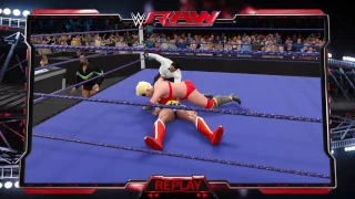 WWE 2K17 Mother Russia (with Rusev) vs. Wonder Woman (with Superman) - Rematch