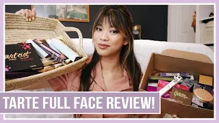 TARTE FULL FACE MAKEUP HONEST REVIEW! Trying out the entire line - first impressions & discount code