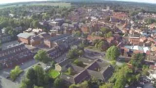 DJI Phantom GPS mode 'flyaway'  and recovery - Beverley Minster - Railway Street