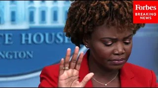 Karine Jean-Pierre Shuts Down All Of Reporter’s Questions About Trump & Presidential Immunity