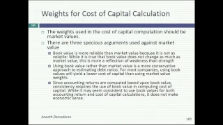 Session 11: Cost of Capital & First Steps in Investment Returns