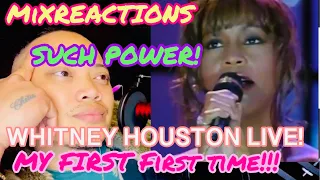 LIVE REACTION | WHITNEY HOUSTON SINGING LIVE (I WILL ALWAYS LOVE YOU LIVE  AMERICAN AWARDS 1994)