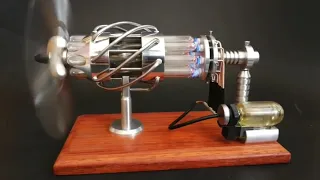16 Cylinder Stirling Engine with Quartz Tube/Stainless