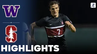 Washington vs Stanford | NCAA College Soccer | Highlights - October 22, 2023