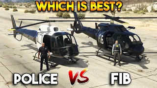 GTA 5 ONLINE : POLICE HELICOPTER VS FIB HELICOPTER (WHICH IS BEST?)