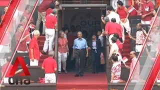 Malaysia, Indonesia, Brunei leaders arrive at NDP 2019