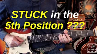 Stuck in the 5th Postion? Pentatonic horizontal