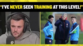 Jack Wilshere says Mikel Arteta's training sessions are more demanding than Arsene Wenger's were! 🏃😲